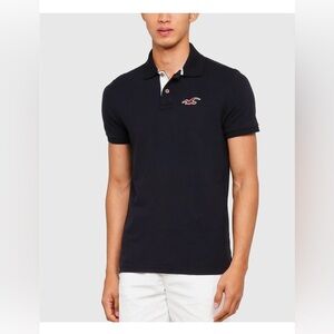 BNWOT Hollister Navy Polo Shirt size L